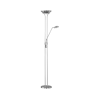 TRIO Lampadaire intérieur nickel mat SPOCK - Pas cher