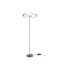 TRIO Lampadaire intérieur nickel mat CHARIVARI - Pas cher