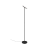 TRIO Lampadaire intérieur noir mat PONDA - Pas cher