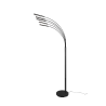 TRIO Lampadaire intérieur noir mat REED - Pas cher