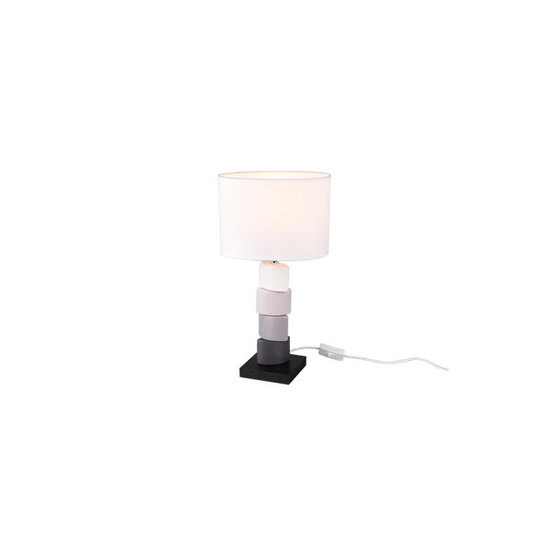TRIO Lampe de table intérieur blanc KANO - Pas cher