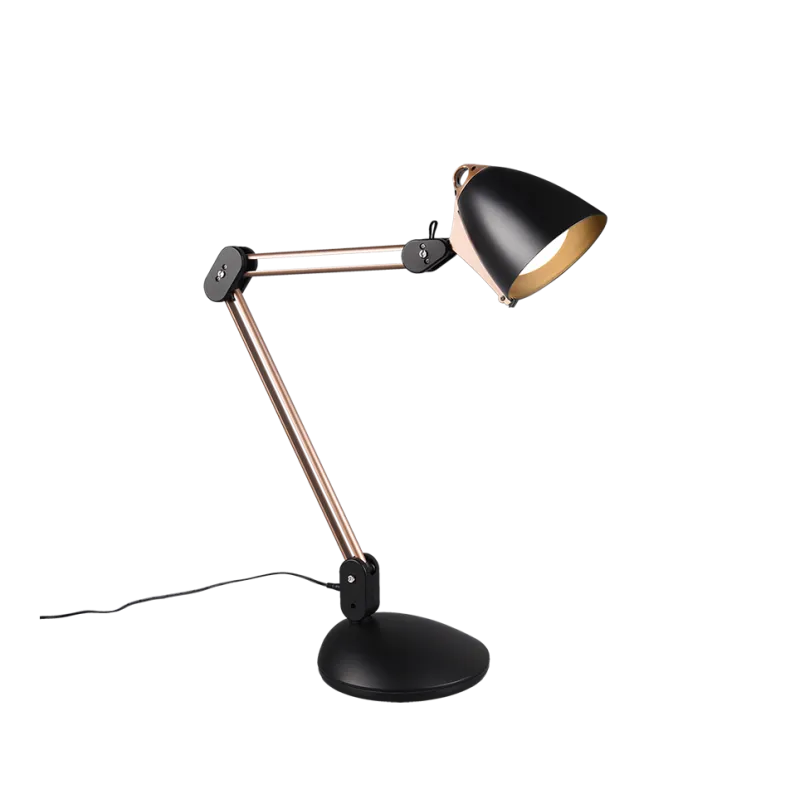 TRIO Lampe de table intérieur noir mat NADAL - Pas cher