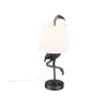 TRIO Lampe de table intérieur argent et blanc LOLA - Pas cher