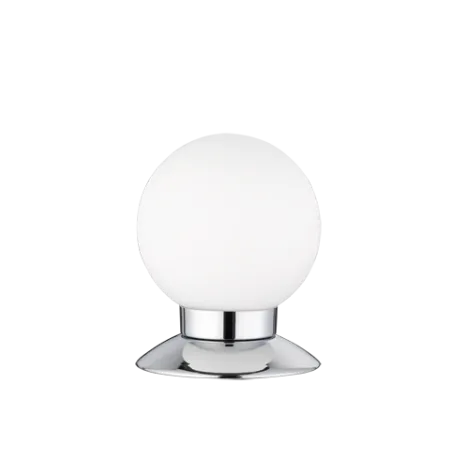 TRIO Lampe de table intérieur chrome et blanc PRINCESS - Pas cher