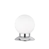 TRIO Lampe de table intérieur chrome et blanc PRINCESS - Pas cher