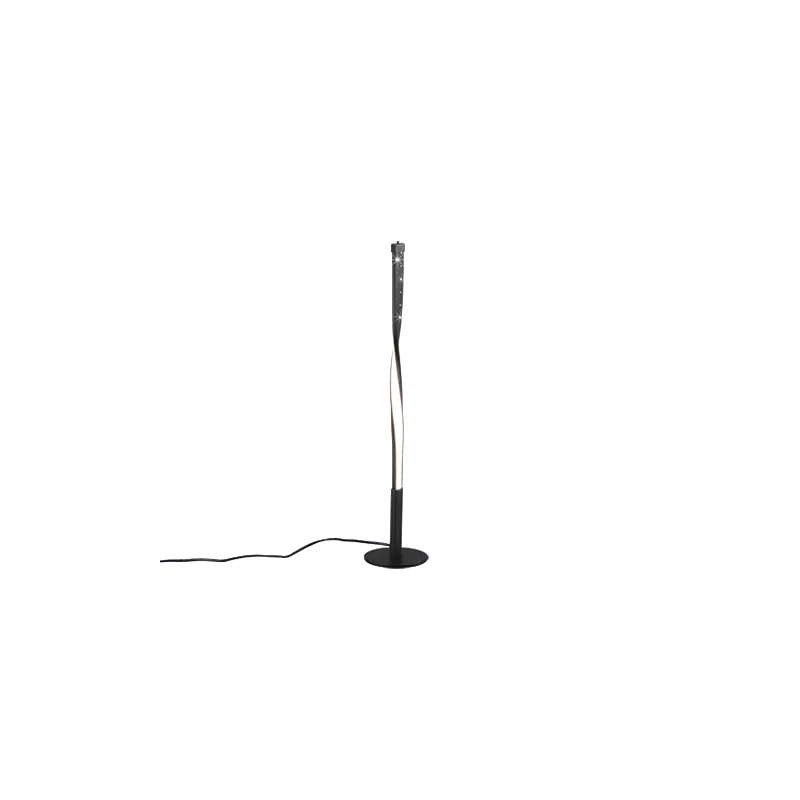 TRIO Lampe de table intérieur noir mat et blanc SPIN - Pas cher