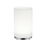 TRIO Lampe de table intérieur chrome et blanc balayé JOHN - Pas cher