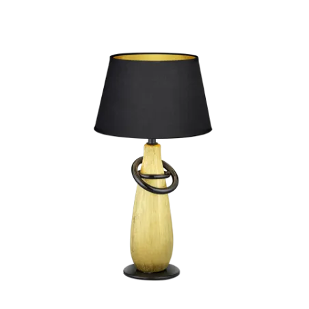 TRIO Lampe de table intérieur or et noir THEBES - Pas cher