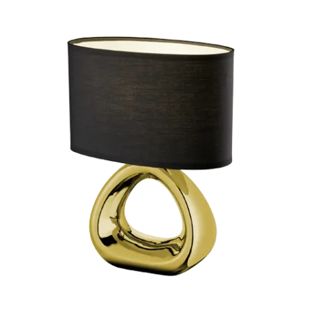 TRIO Lampe de table intérieur or et noir GIZEH - Pas cher