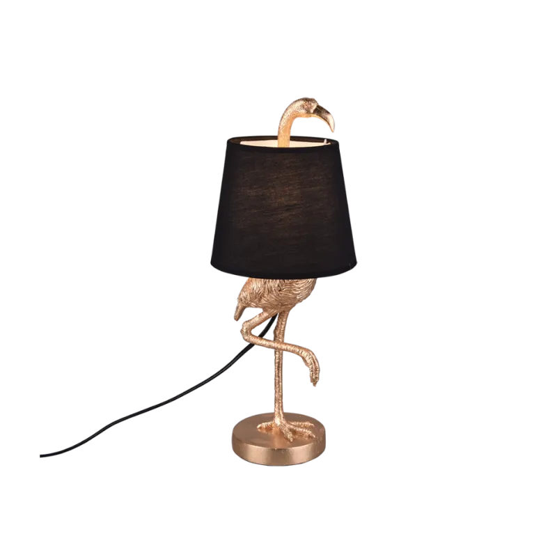 TRIO Lampe de table intérieur or et noir LOLA - Pas cher