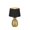 TRIO Lampe de table intérieur or et noir PINEAPPLE - Pas cher