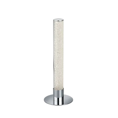 TRIO Lampe de table intérieur chrome et transparent claire LEIA - P...