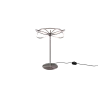 TRIO Lampe de table intérieur nickel mat CHARIVARI - Pas cher