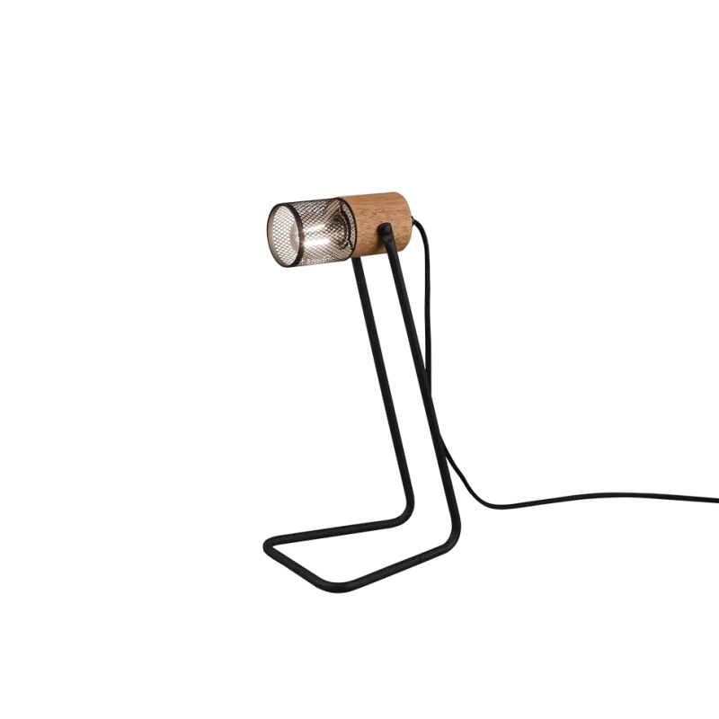 TRIO Lampe de table intérieur noir mat TOSH - Pas cher