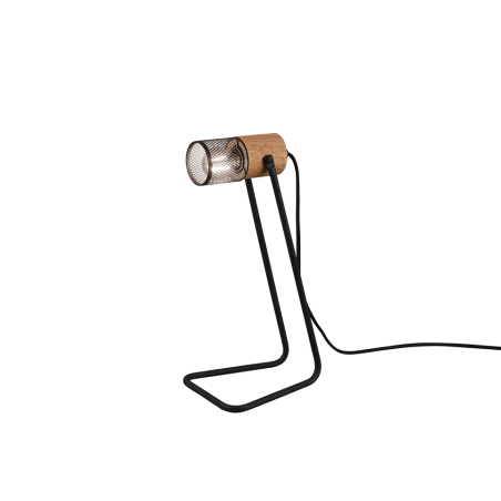 TRIO Lampe de table intérieur noir mat TOSH - Pas cher