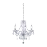 TRIO Lustre intérieur chrome et transparent claire LÜSTER - Pas cher