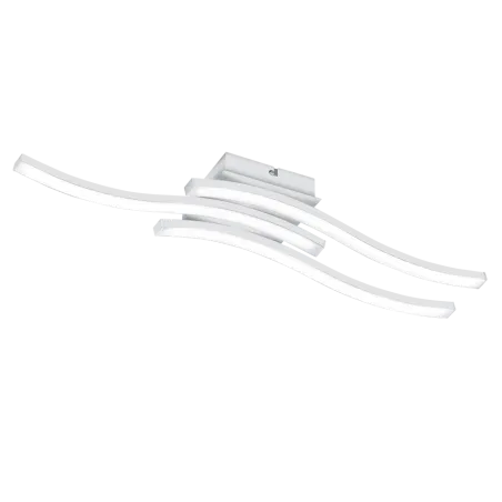 TRIO Plafonnier intérieur blanc mat et blanc ROUTE - Pas cher