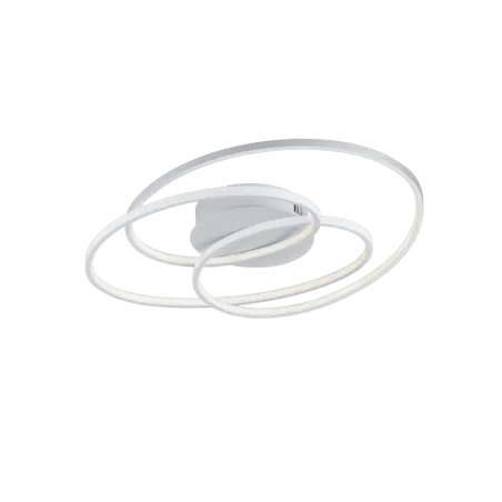 TRIO Plafonnier intérieur blanc mat et blanc GALE - Pas cher
