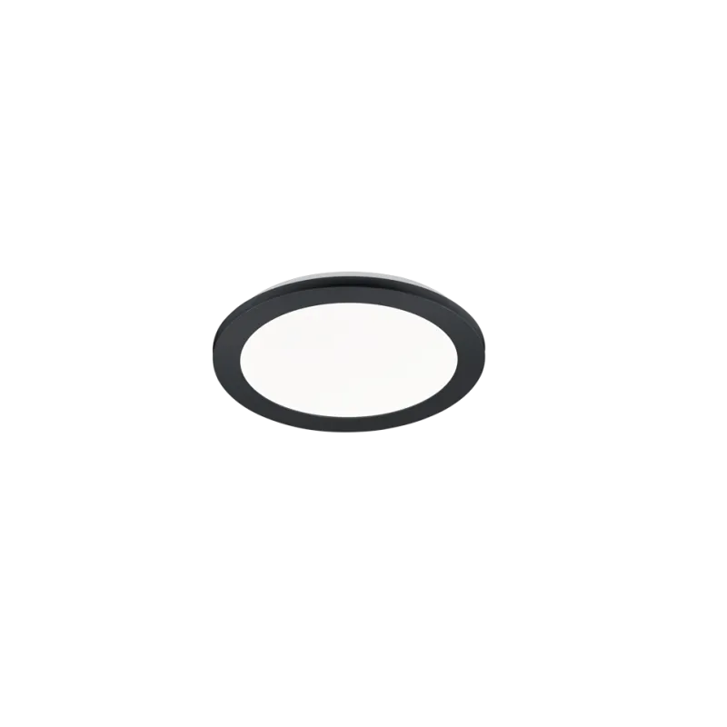 TRIO Plafonnier intérieur noir mat et blanc CAMILLUS - Pas cher