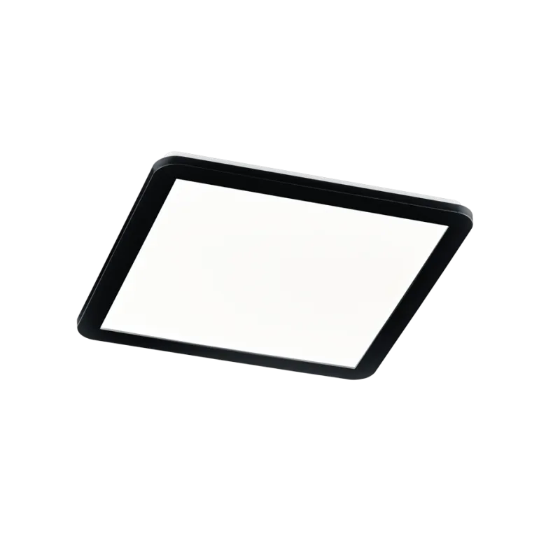 TRIO Plafonnier intérieur noir mat et blanc CAMILLUS - Pas cher