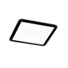 TRIO Plafonnier intérieur noir mat et blanc CAMILLUS - Pas cher