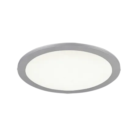 TRIO Plafonnier intérieur titane et blanc ALIMA - Pas cher