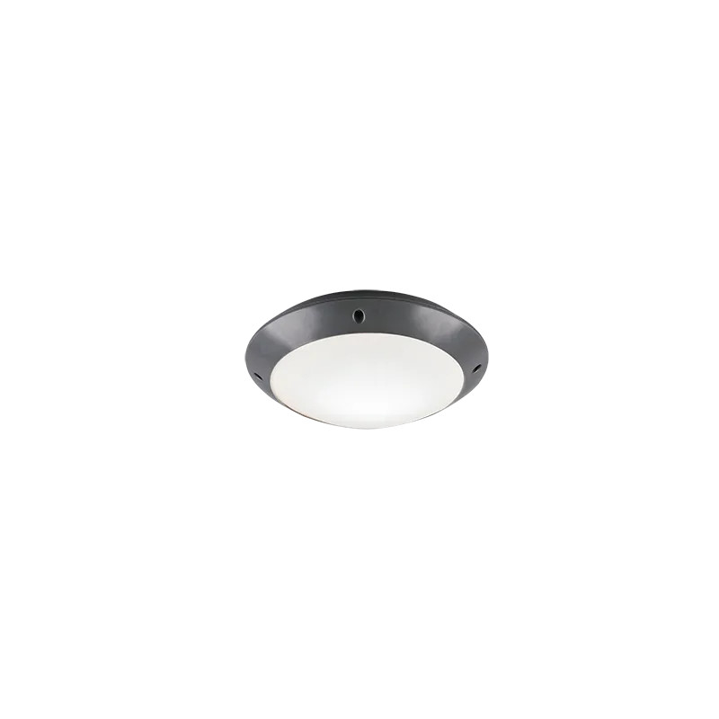 TRIO Plafonnier extérieur antracite et blanc mat CAMARO - Pas cher
