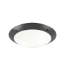 TRIO Plafonnier extérieur antracite et blanc mat CAMARO - Pas cher