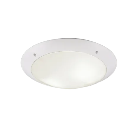 TRIO Plafonnier extérieur blanc mat et blanc mat CAMARO - Pas cher