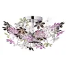 TRIO Plafonnier intérieur chrome et multicouleur FLOWER - Pas cher