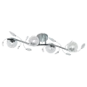 TRIO Plafonnier intérieur chrome et transparent claire WIRE - Pas cher