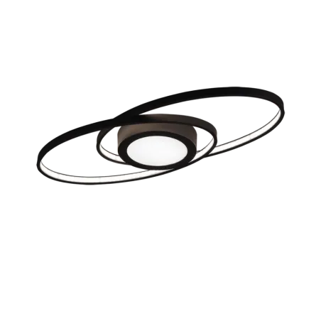 TRIO Plafonnier intérieur antracite GALAXY - Pas cher