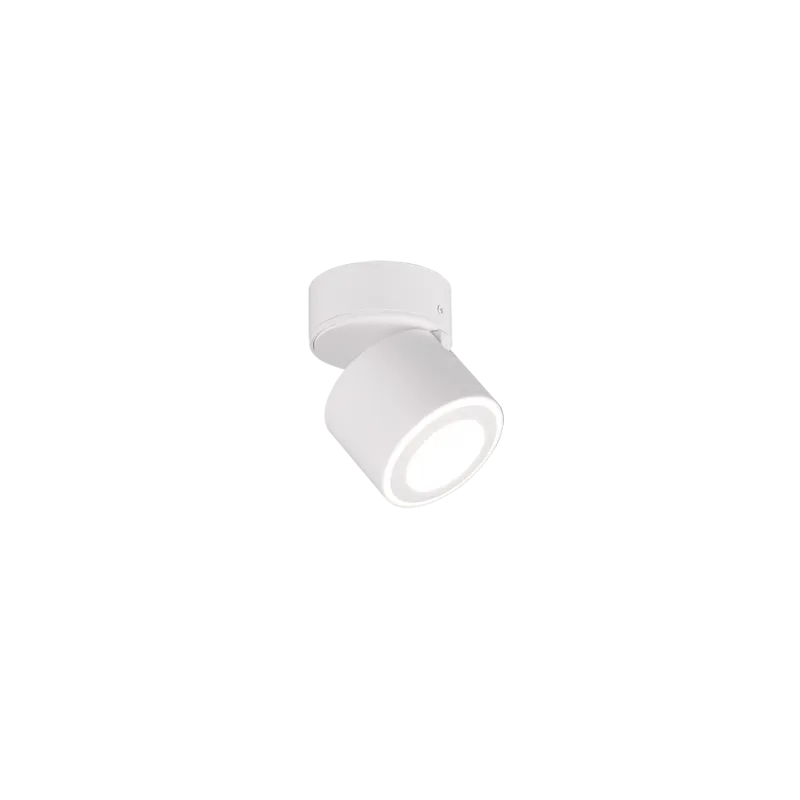 TRIO Plafonnier intérieur blanc mat TAURUS - Pas cher