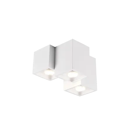 TRIO Plafonnier intérieur blanc mat FERNANDO - Pas cher