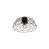 TRIO Plafonnier intérieur noir mat HAVAL - Pas cher
