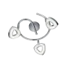 TRIO Spot intérieur chrome et transparent claire TOURS - Pas cher