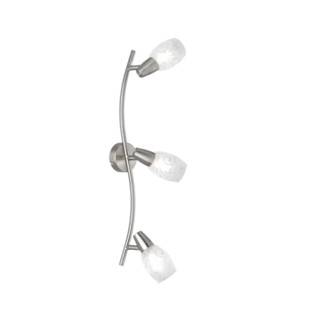 TRIO Spot intérieur nickel mat et transparent claire COLMAR - Pas cher