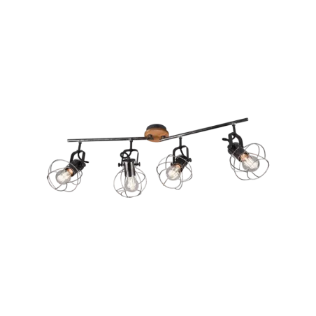 TRIO Spot intérieur argent antique MADRAS - Pas cher