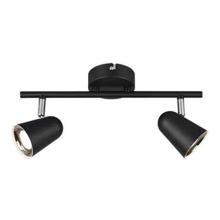 TRIO Spot intérieur noir mat TOULOUSE - Pas cher