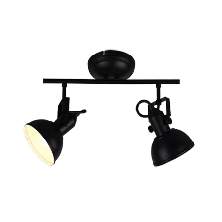 TRIO Spot intérieur noir mat GINA - Pas cher