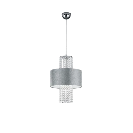TRIO Suspension intérieur chrome et argent KING - Pas cher