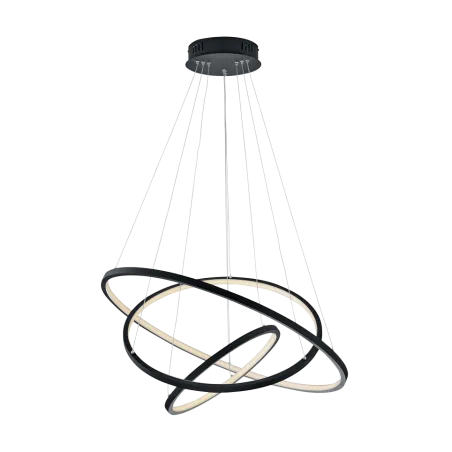 TRIO Suspension intérieur antracite et blanc AARON - Pas cher