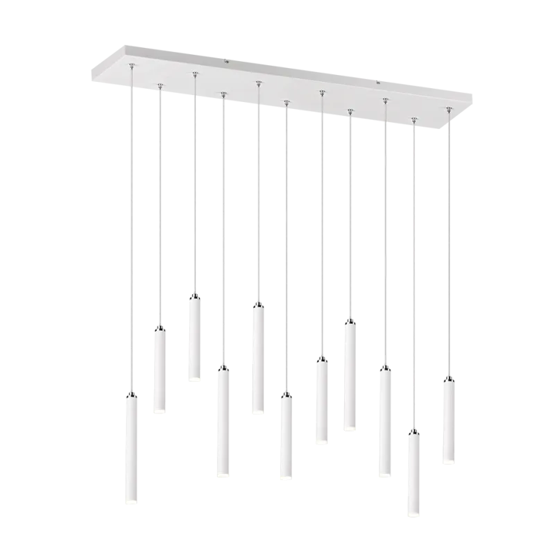 TRIO Suspension intérieur blanc mat et blanc TUBULAR - Pas cher