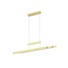 TRIO Suspension intérieur laiton mat et blanc TRAJAN - Pas cher