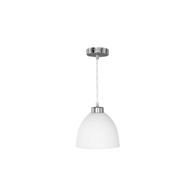 TRIO Suspension intérieur nickel mat et blanc DALLAS - Pas cher