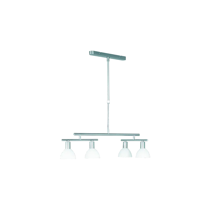 TRIO Suspension intérieur nickel mat et blanc DALLAS - Pas cher