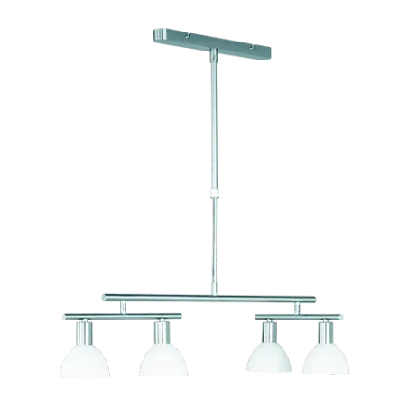 TRIO Suspension intérieur nickel mat et blanc DALLAS - Pas cher