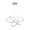 TRIO Suspension intérieur nickel mat et blanc AARON - Pas cher