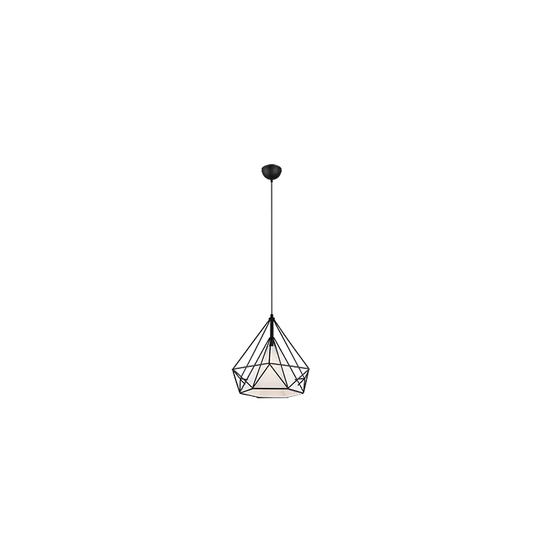 TRIO Suspension intérieur noir et blanc BABETTE - Pas cher