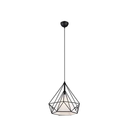 TRIO Suspension intérieur noir et blanc BABETTE - Pas cher